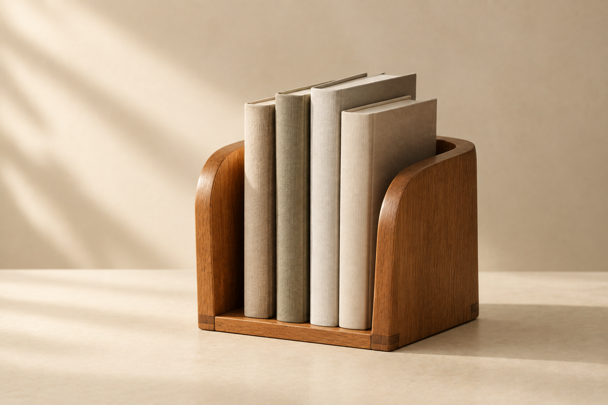 Close-up GOSIELLE desktop book organizer